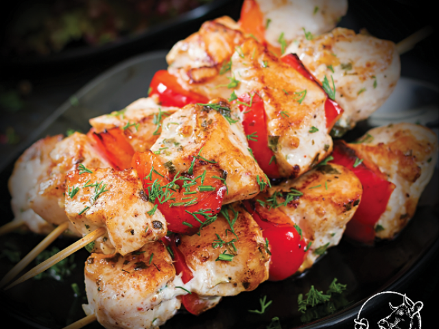 Les brochettes de poulet/thym/citron !!!