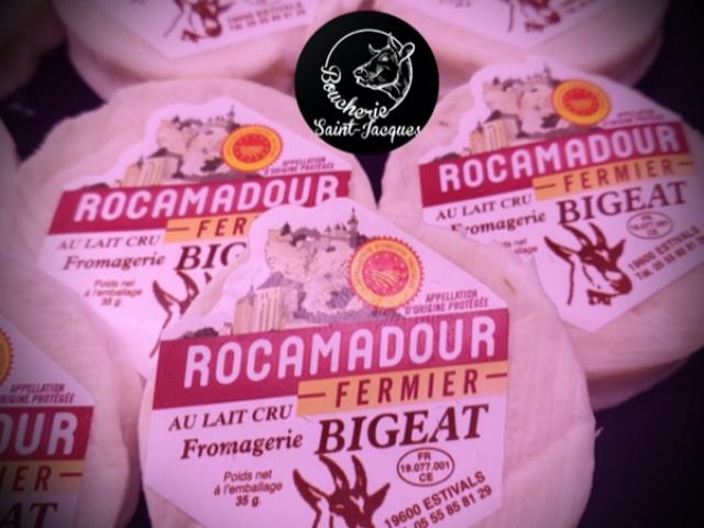 Le fromage à la Boucherie Saint Jacques : Le Rocamadour fermier !