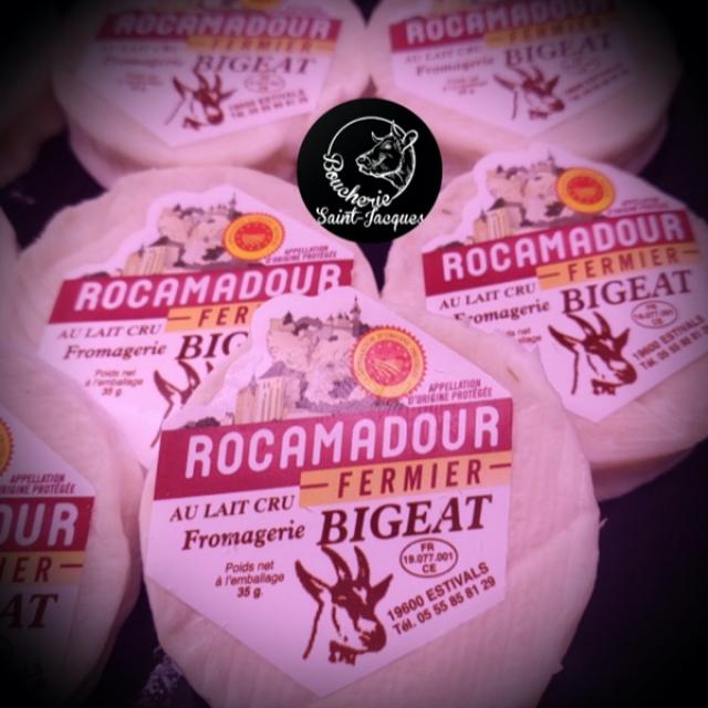 Le fromage à la Boucherie Saint Jacques : Le Rocamadour fermier !